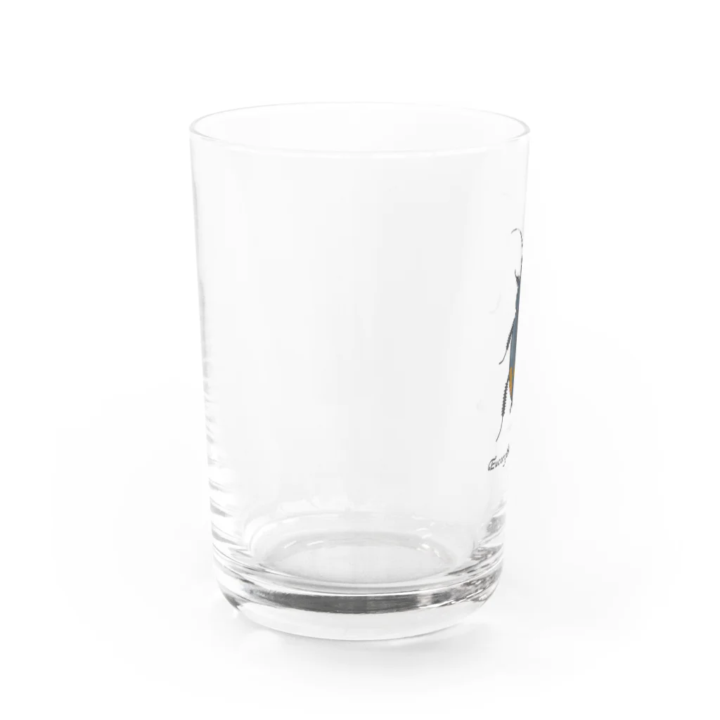にこぴの生きもの屋さんのアカボシルリゴキブリ  Water Glass :left