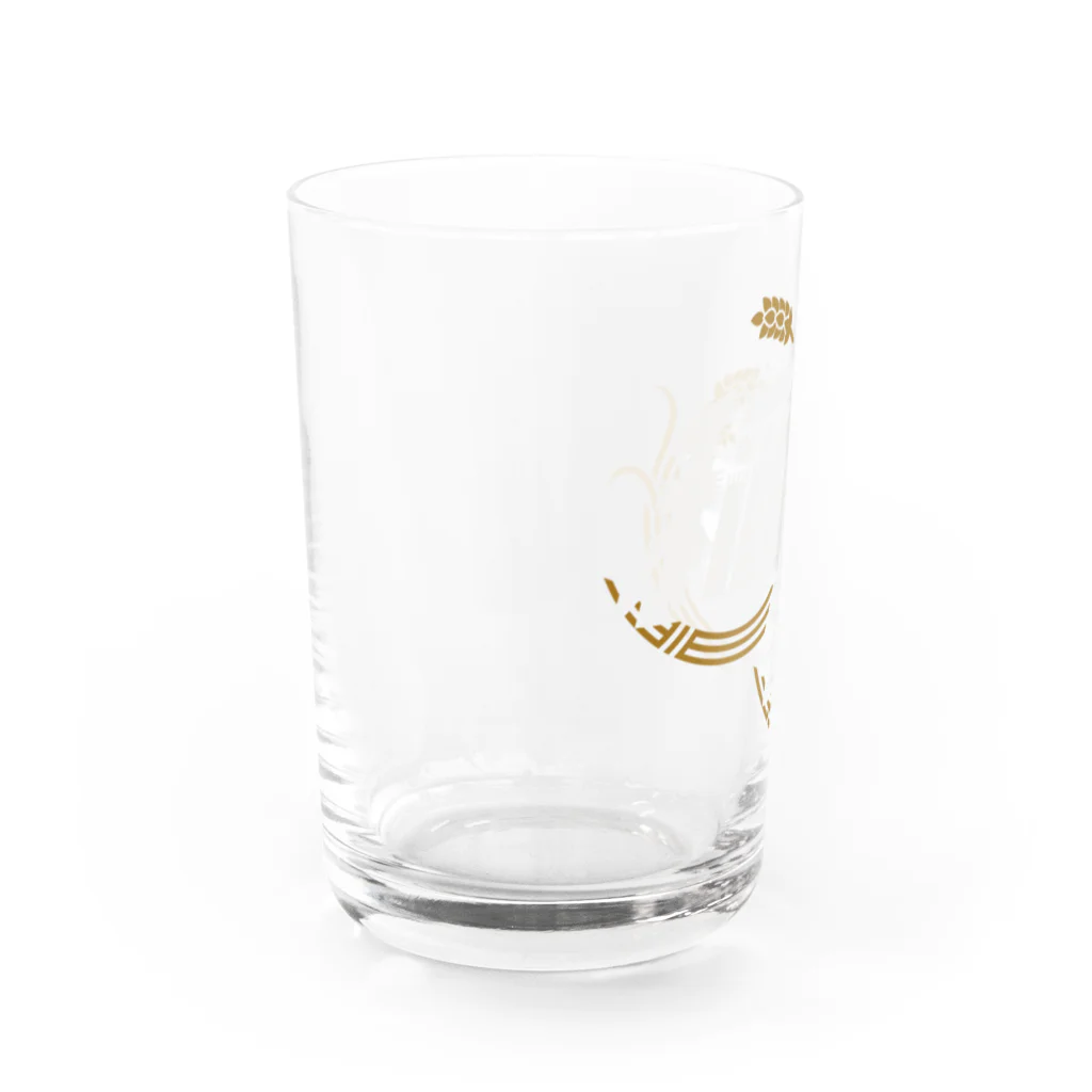 Poooompadoooourの稲作バッティングセンター(稲作のみ/しろ) Water Glass :left