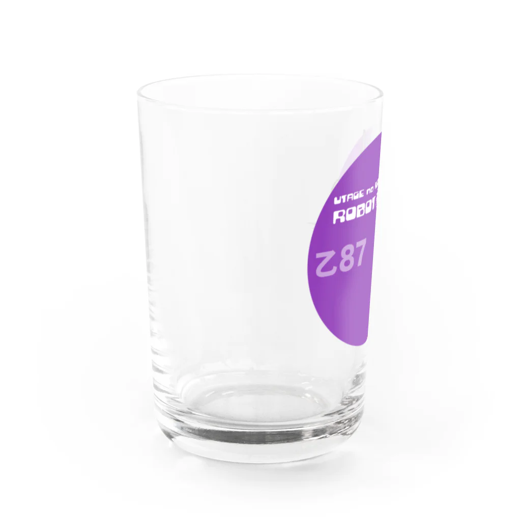 あまかむなのうたげのねこロボ（笙） Water Glass :left