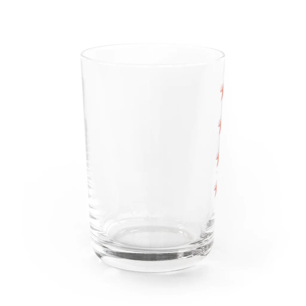 ちゃこぺん（SUZURI店）のエビ Water Glass :left