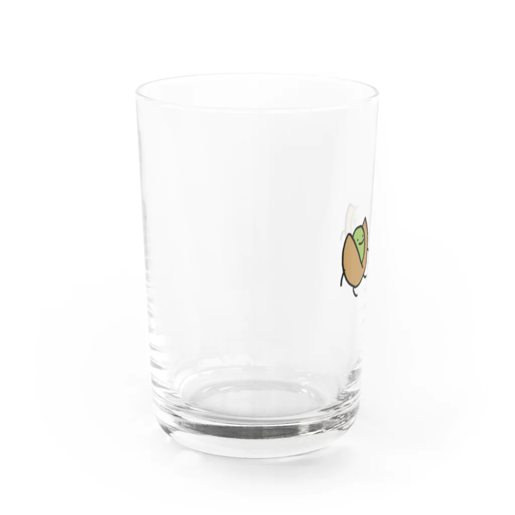 ちゃんかなの親知らずのピスタチオ Water Glass :left