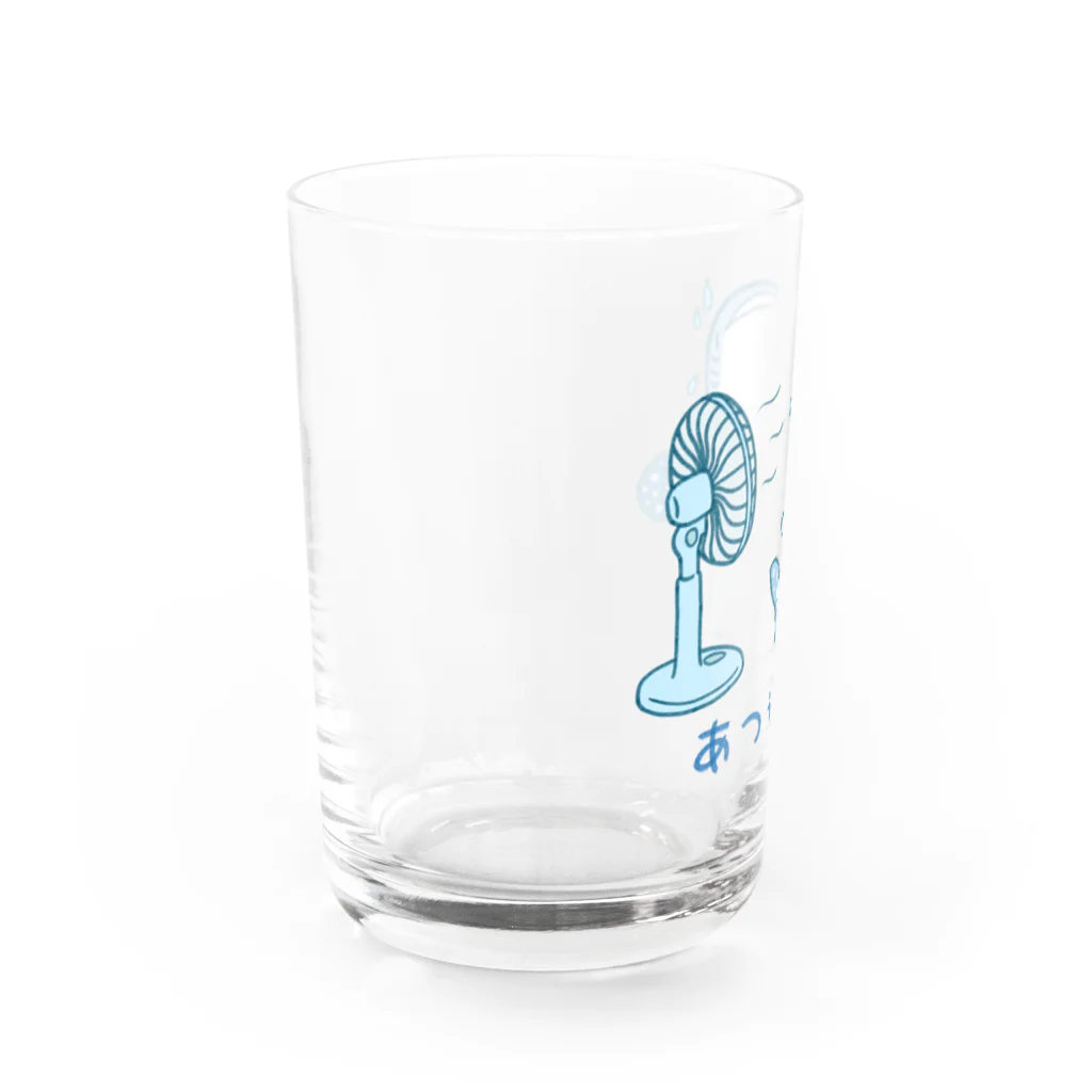 甘漏り屋のあつがりジンベエ Water Glass :left