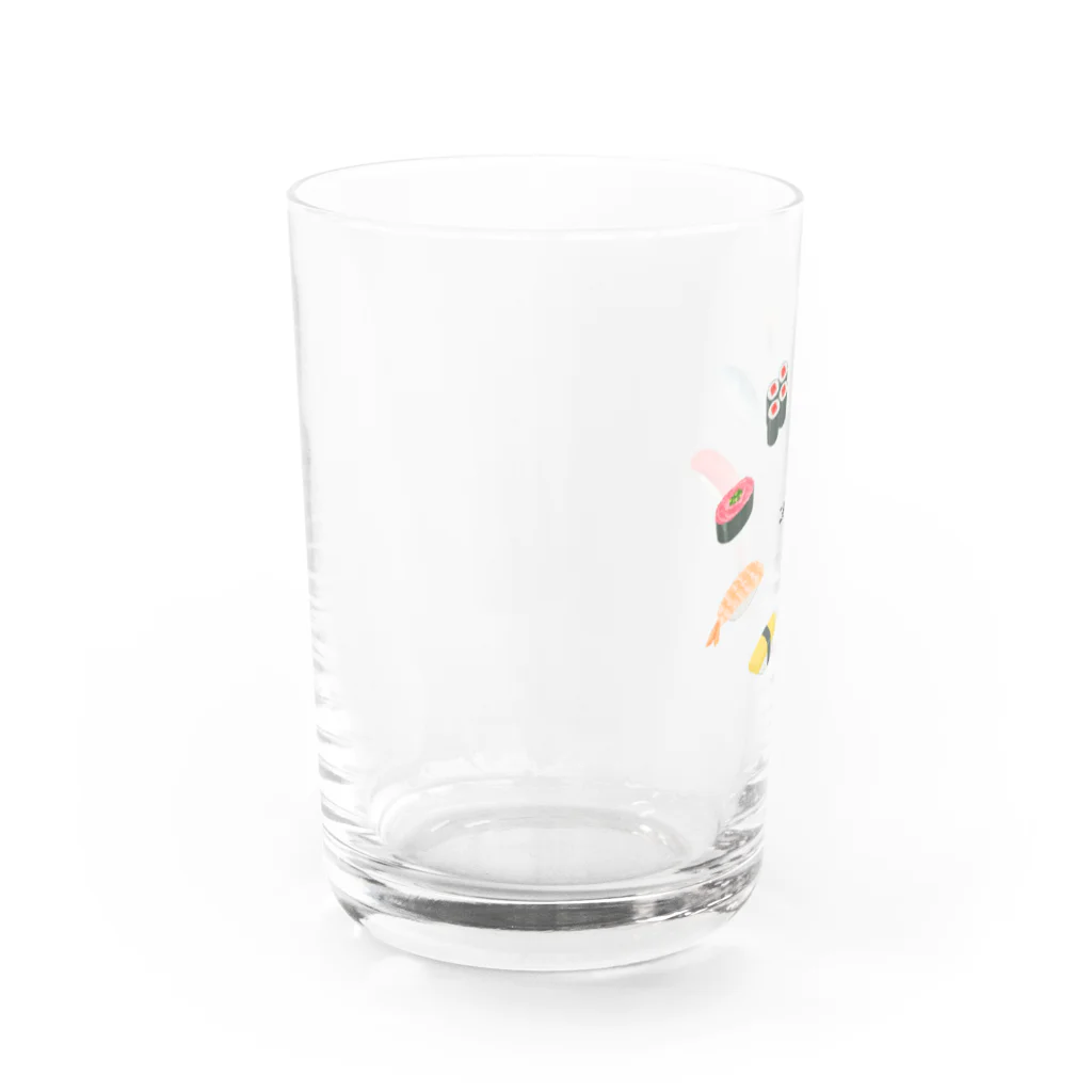 お寿司屋さんの第８回お寿司サミットグッズ Water Glass :left