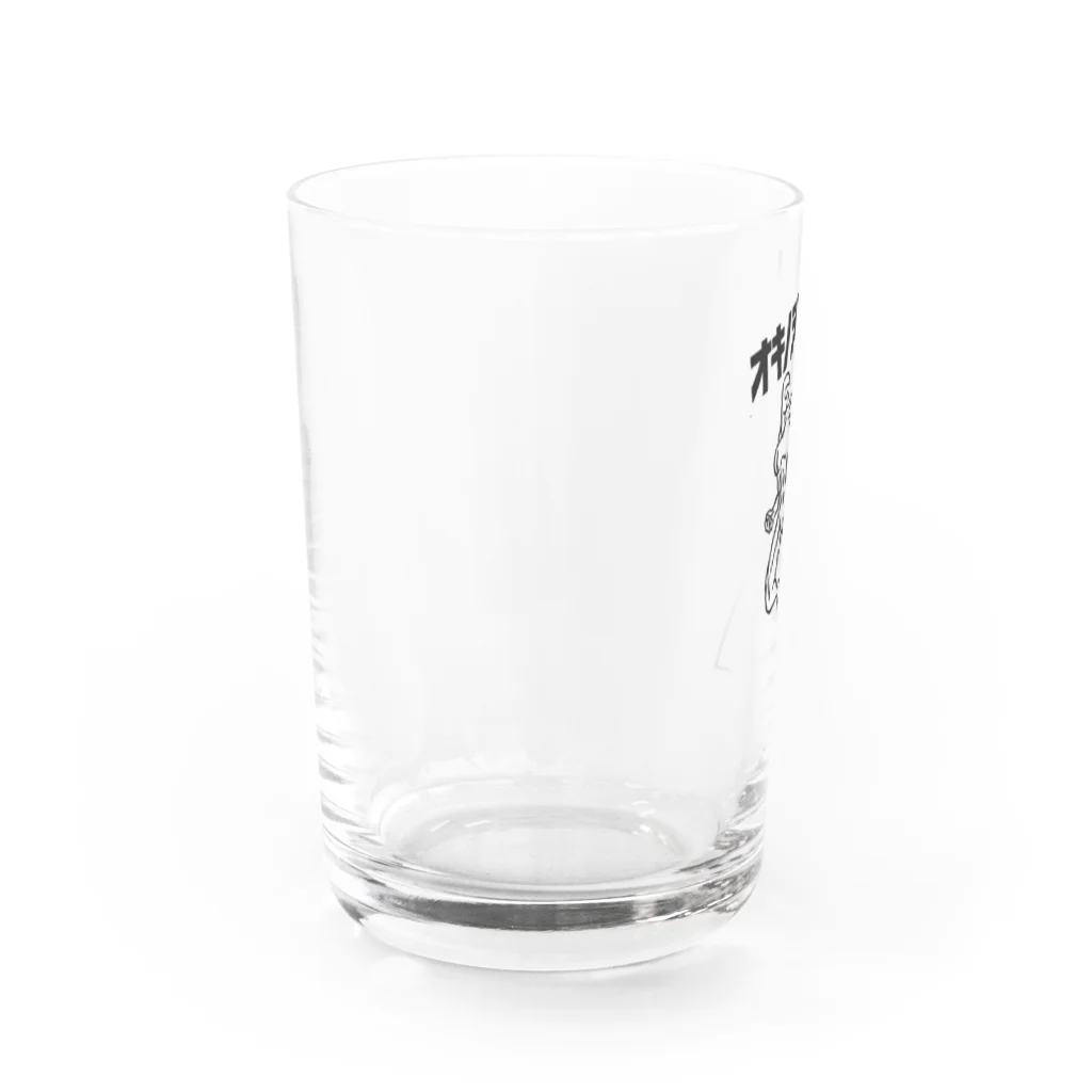 たんたんDESIGNのオキノシマン Water Glass :left