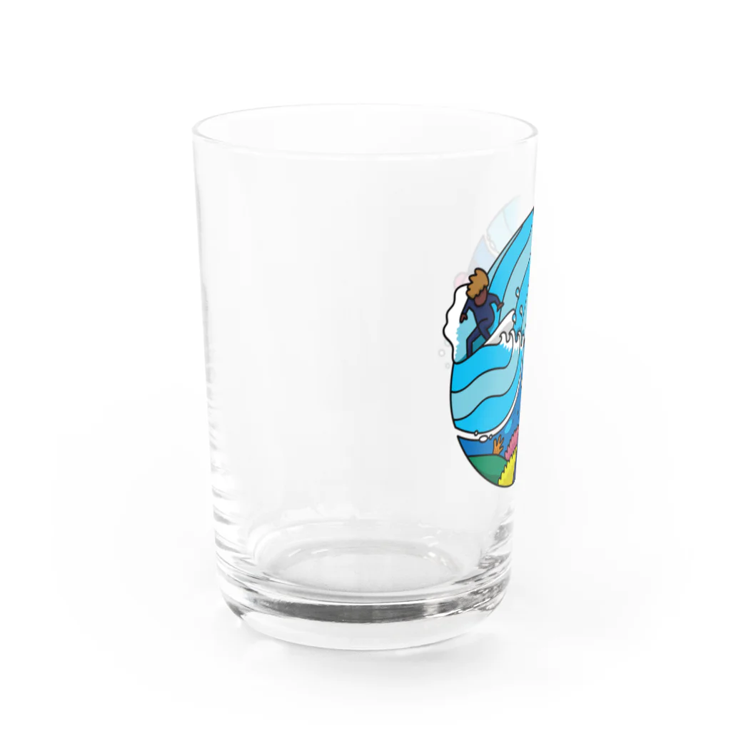 8anna storeのサーフandタートル！ Water Glass :left