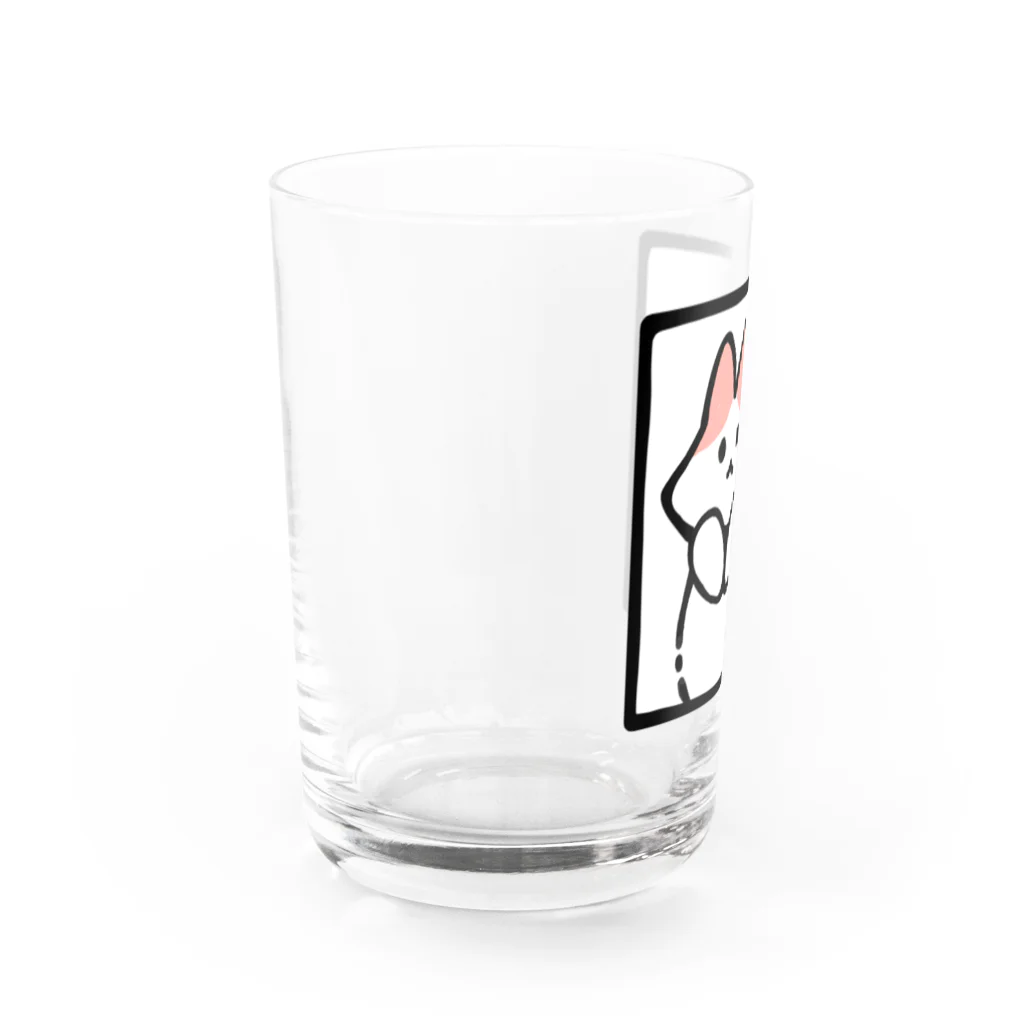 小猫まりのにゃ（まど） Water Glass :left