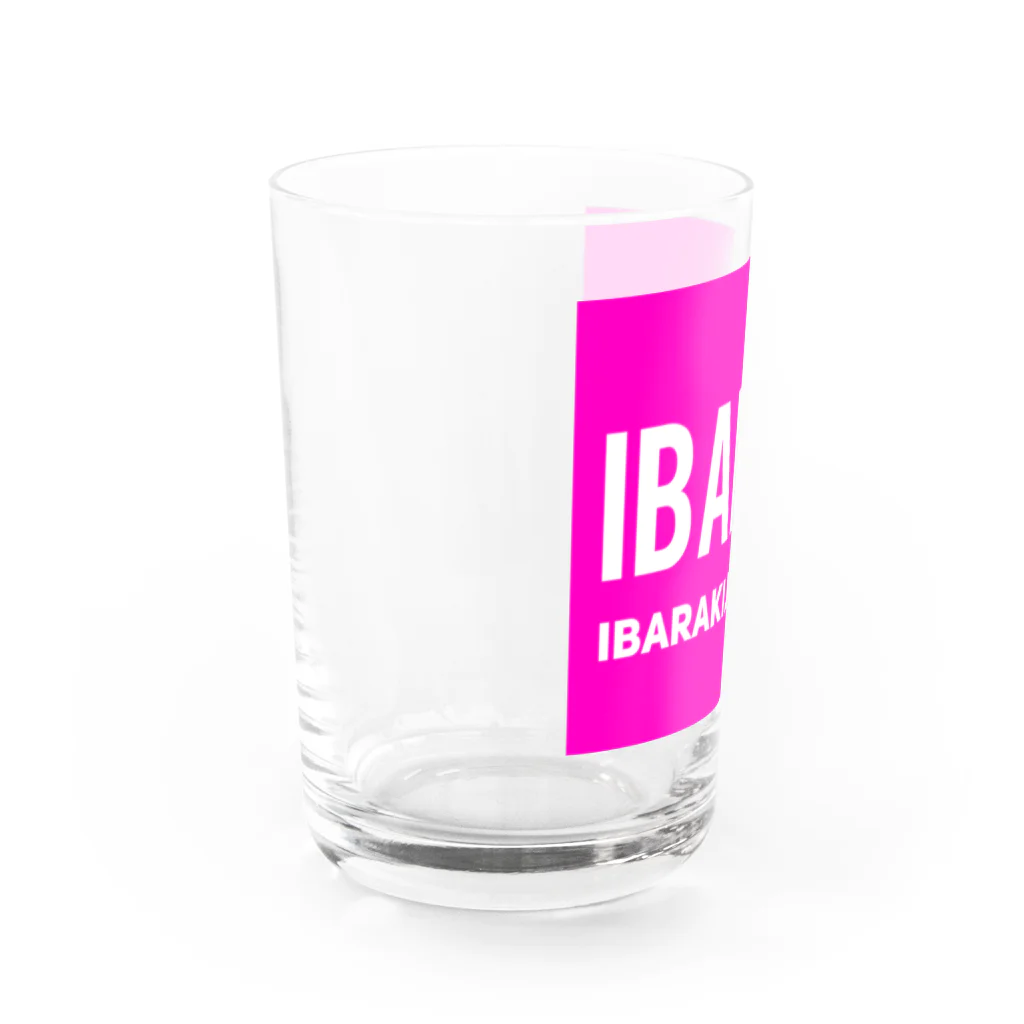 IBADANのイバダン　タンブラーピンク グラス左面