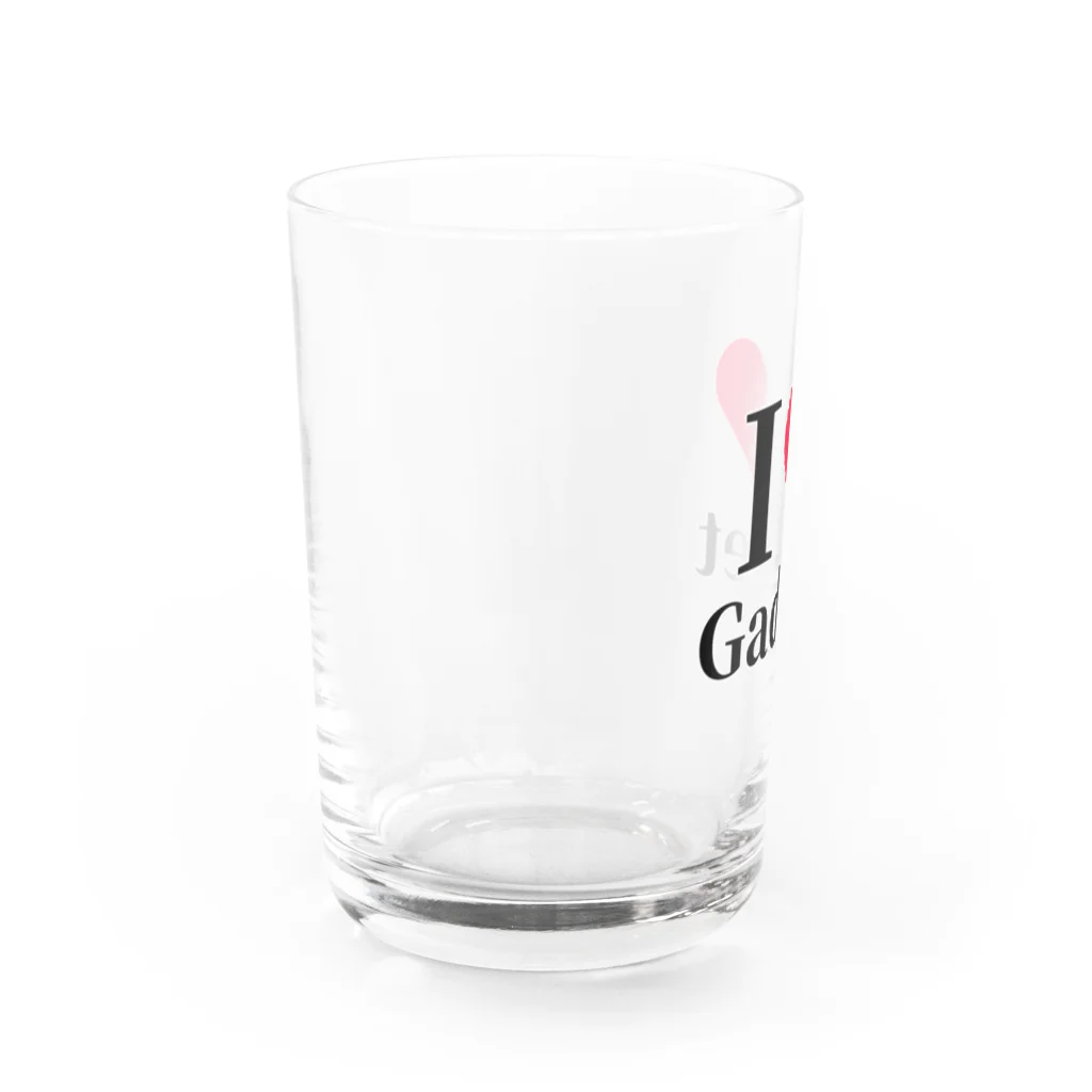 harusaraショップのI LOVE ガジェットグッズ Water Glass :left