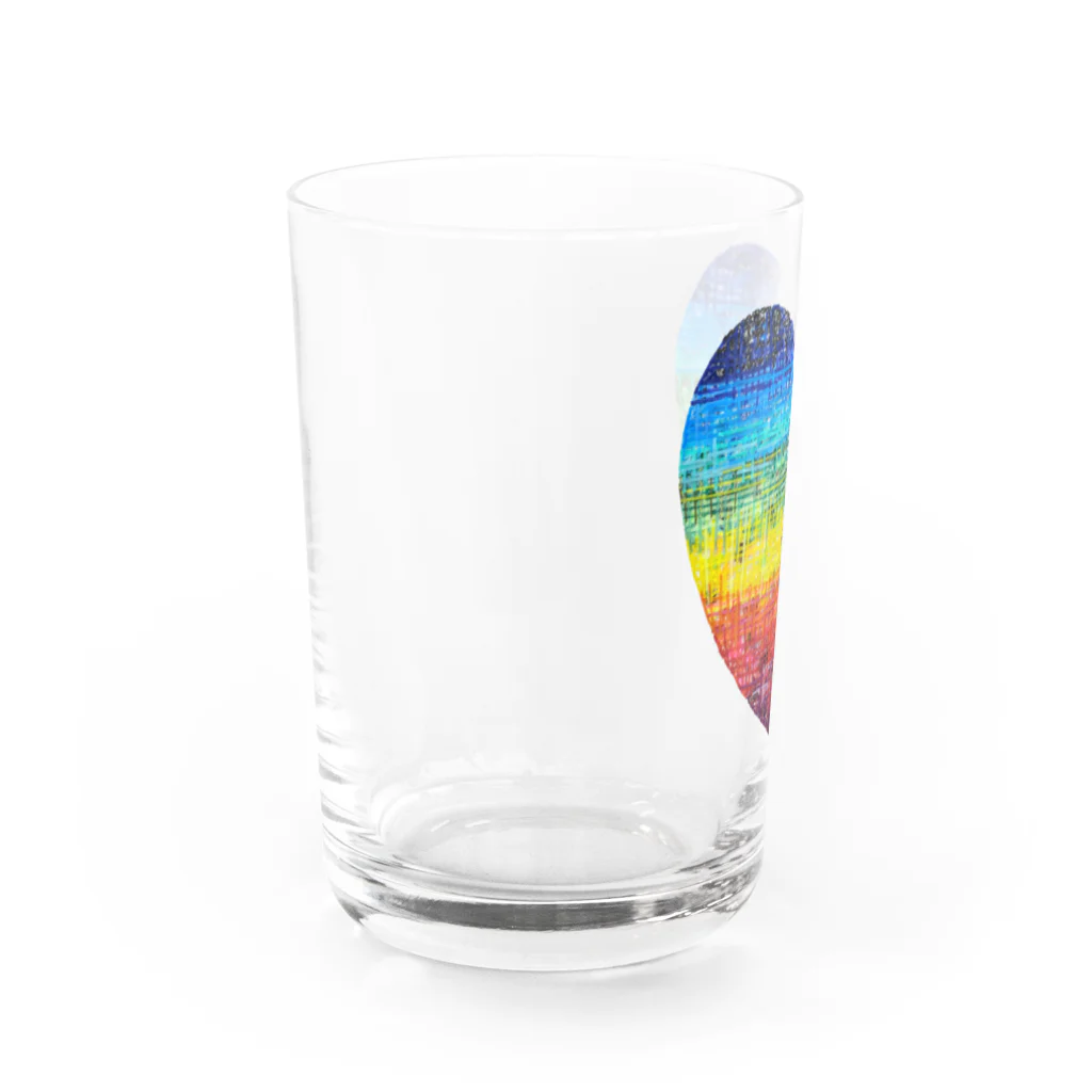 nissyheartのマルカツハート Water Glass :left