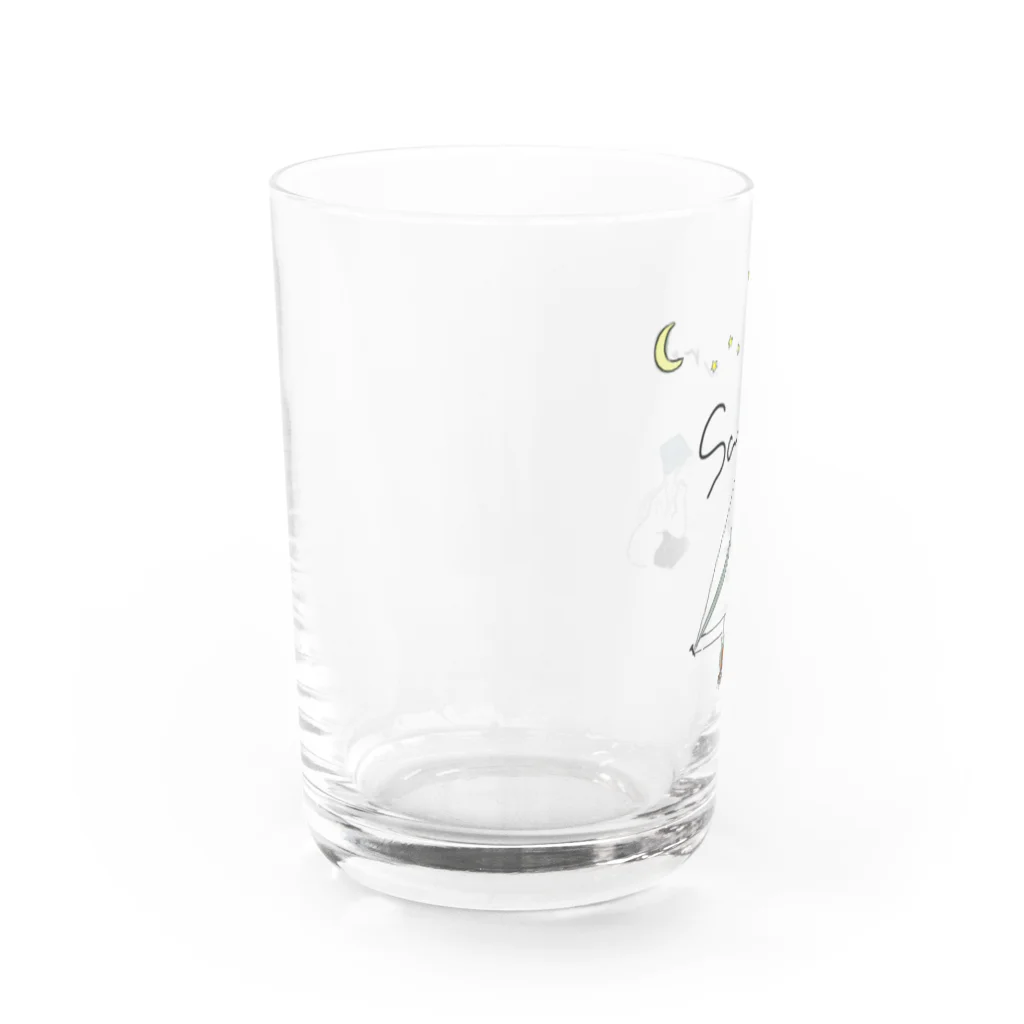 sacamのさキャンオリジナルデザイン。 Water Glass :left