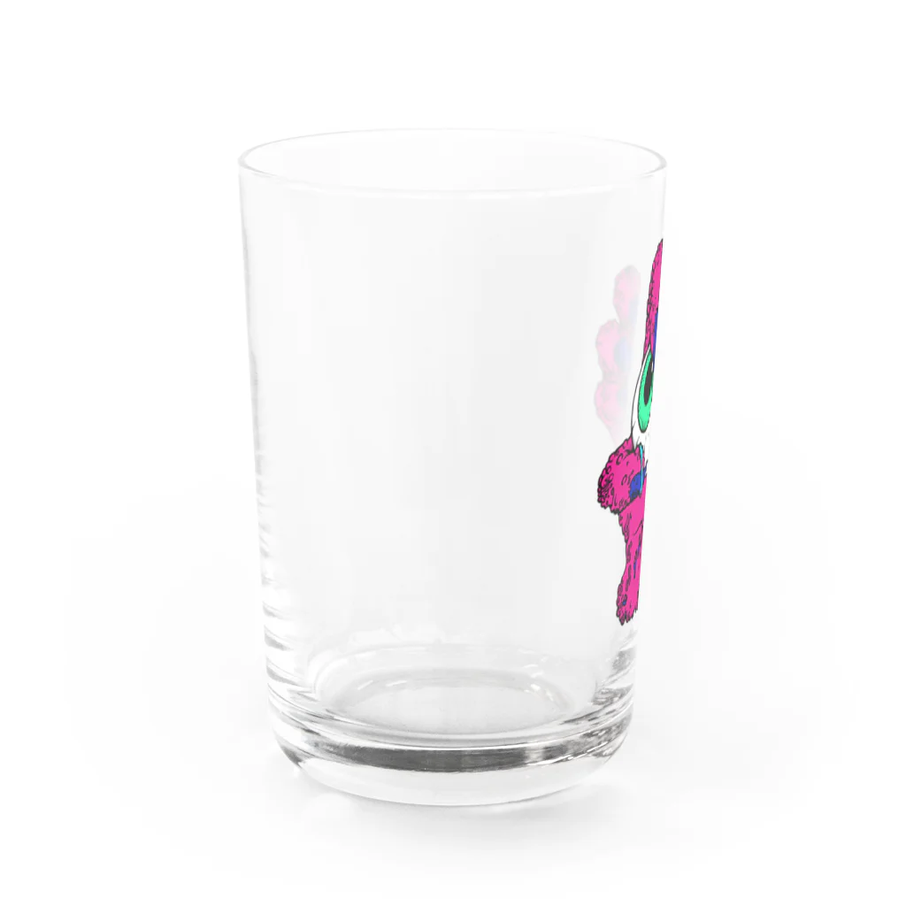 TKGのMonsterhand　pink Water Glass :left