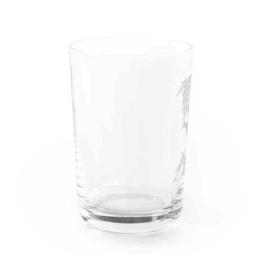 randomyokoの横顔 [抽象アート] Water Glass :left