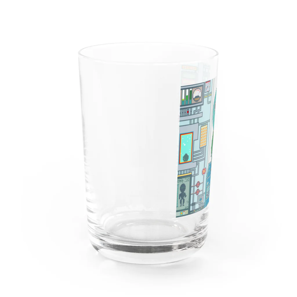 CRAZY WEのウチュウジン Water Glass :left