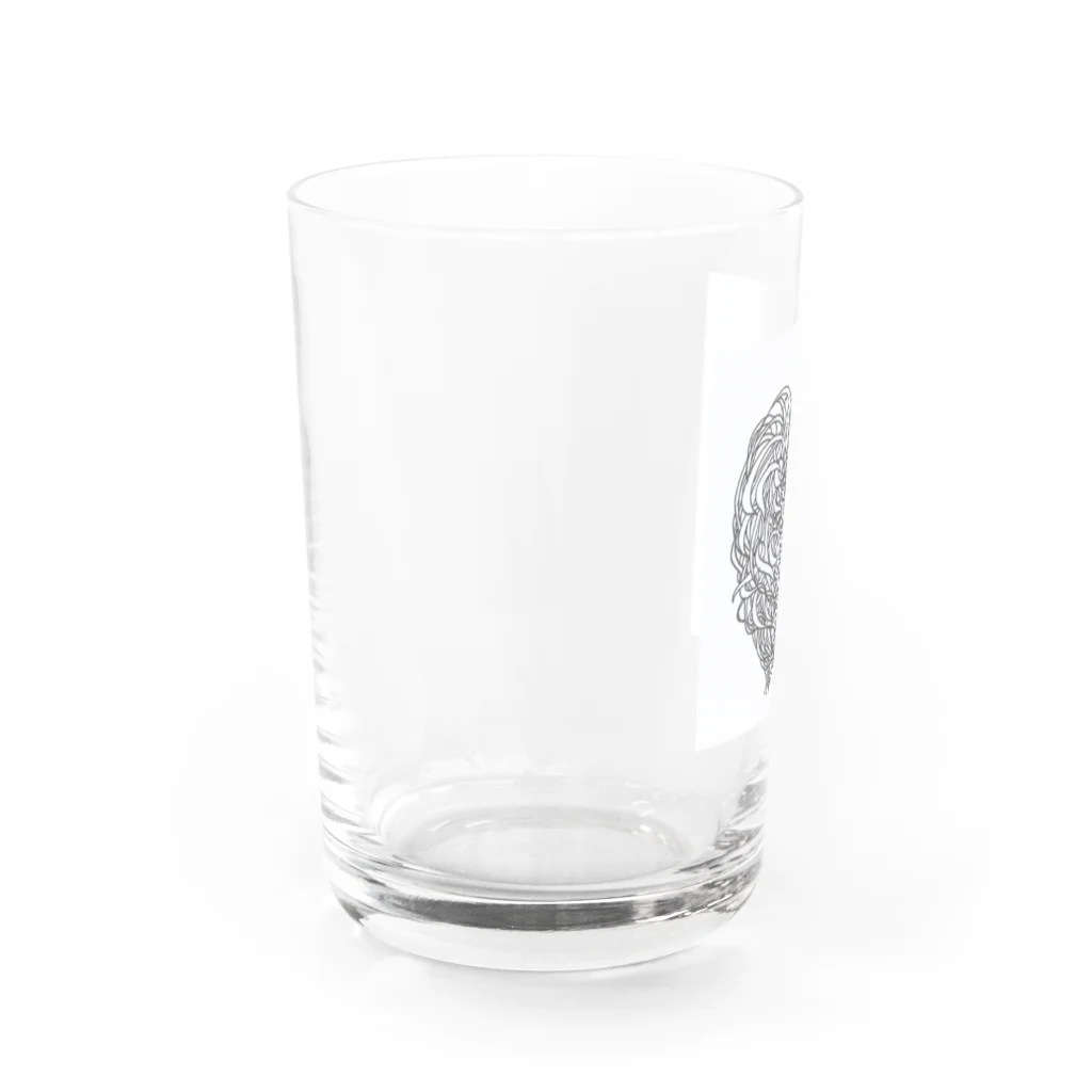 randomyokoのハート [抽象アート] Water Glass :left