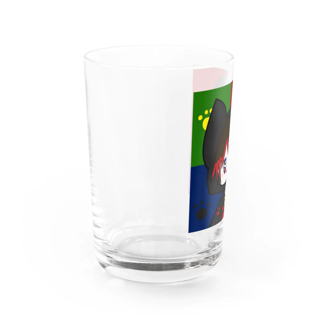 SNEAKER GIRLのCat girl Water Glass :left