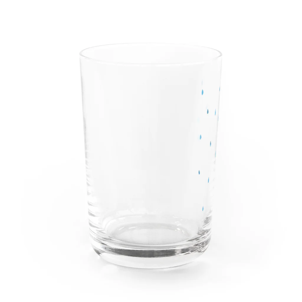 あめおんなのおみせのあめふりのしずく Water Glass :left