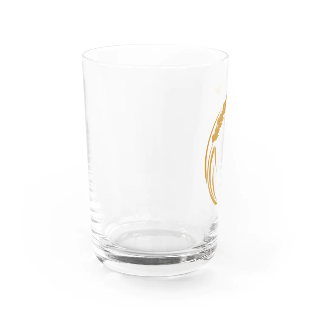 のほほんショップの稲穂とスズメ Water Glass :left
