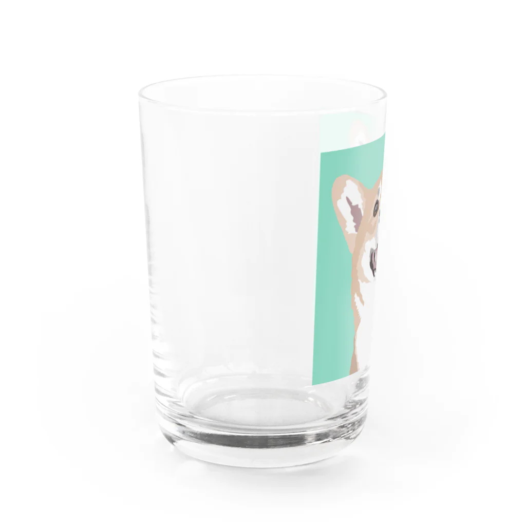 Liv🐾の Corgi コーギー Water Glass :left