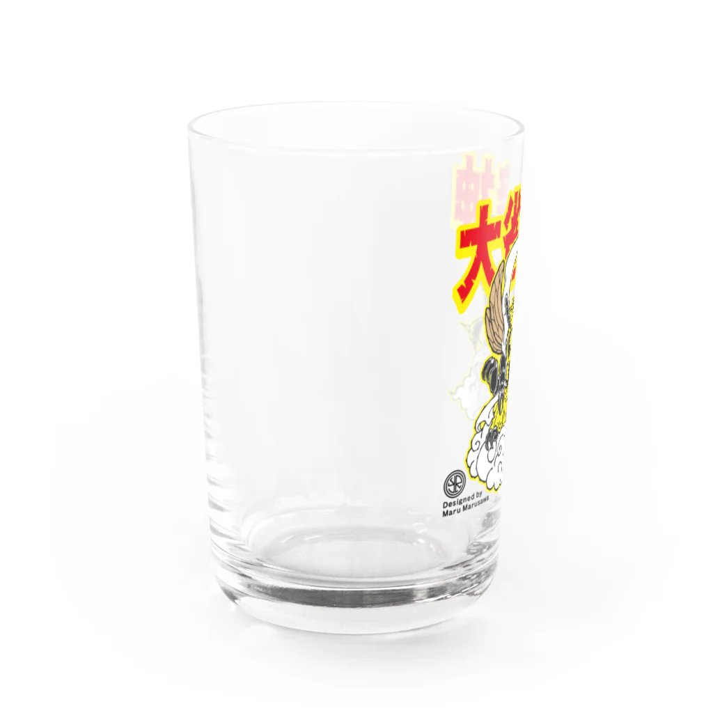 丸沢丸のスズメバチショップの大雀蜂神くん Water Glass :left
