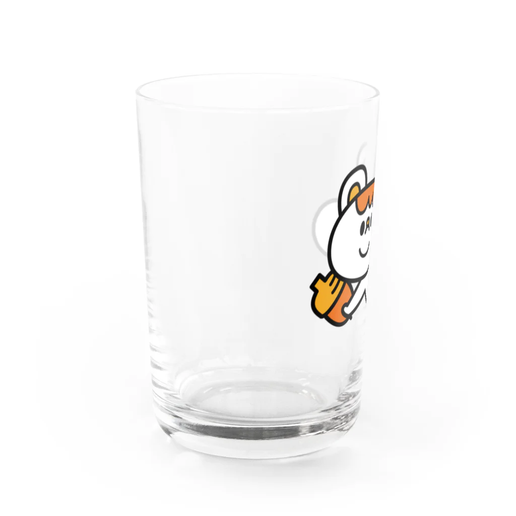 GUGUSHOPのどんぐり大好き白リス Water Glass :left