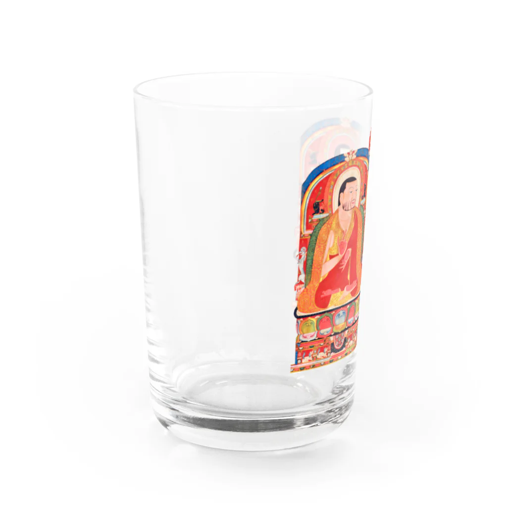 Nursery Rhymes  【アンティークデザインショップ】のチベット仏教の僧侶たち グラス左面