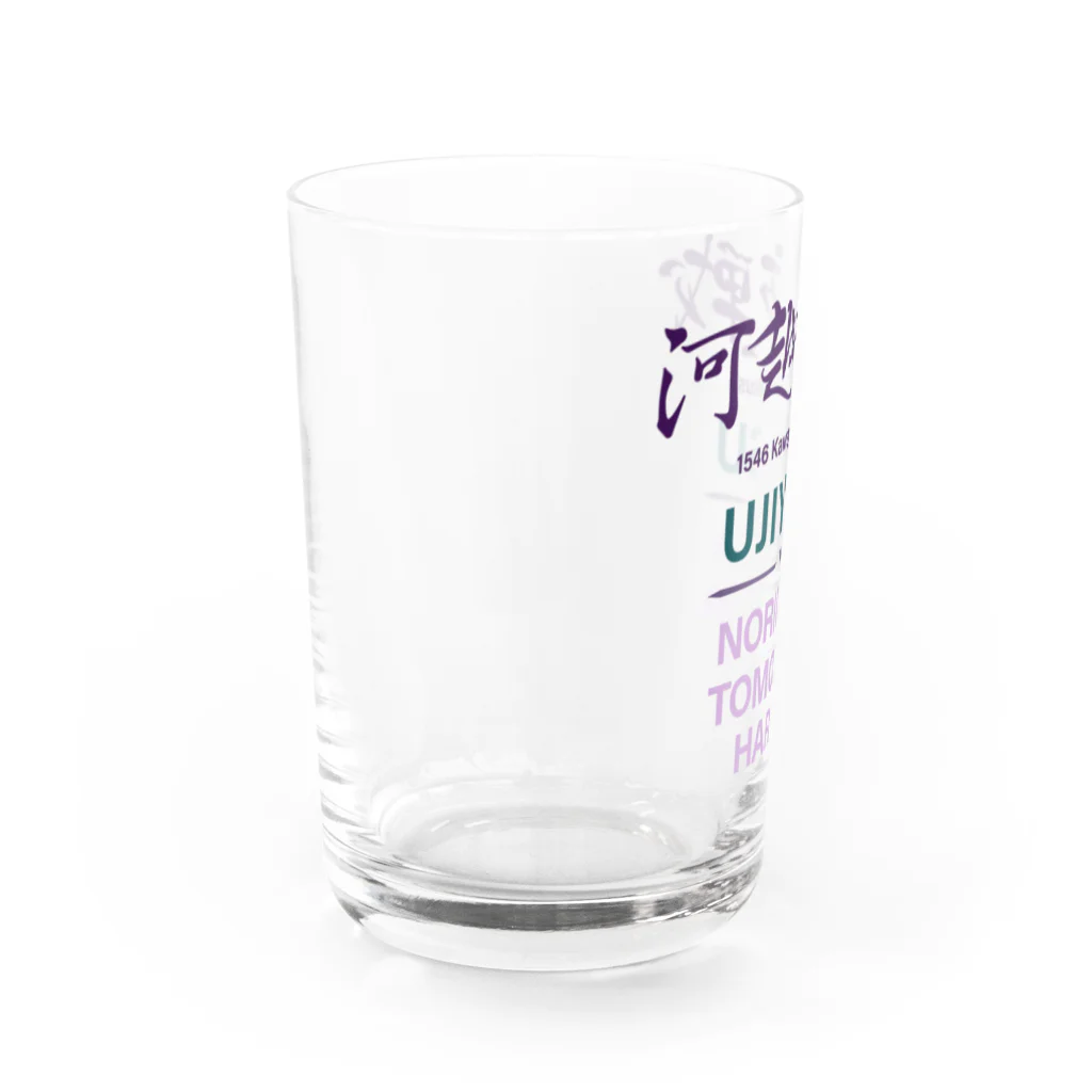 KAWAGOE GRAPHICSの河越夜戦 Water Glass :left