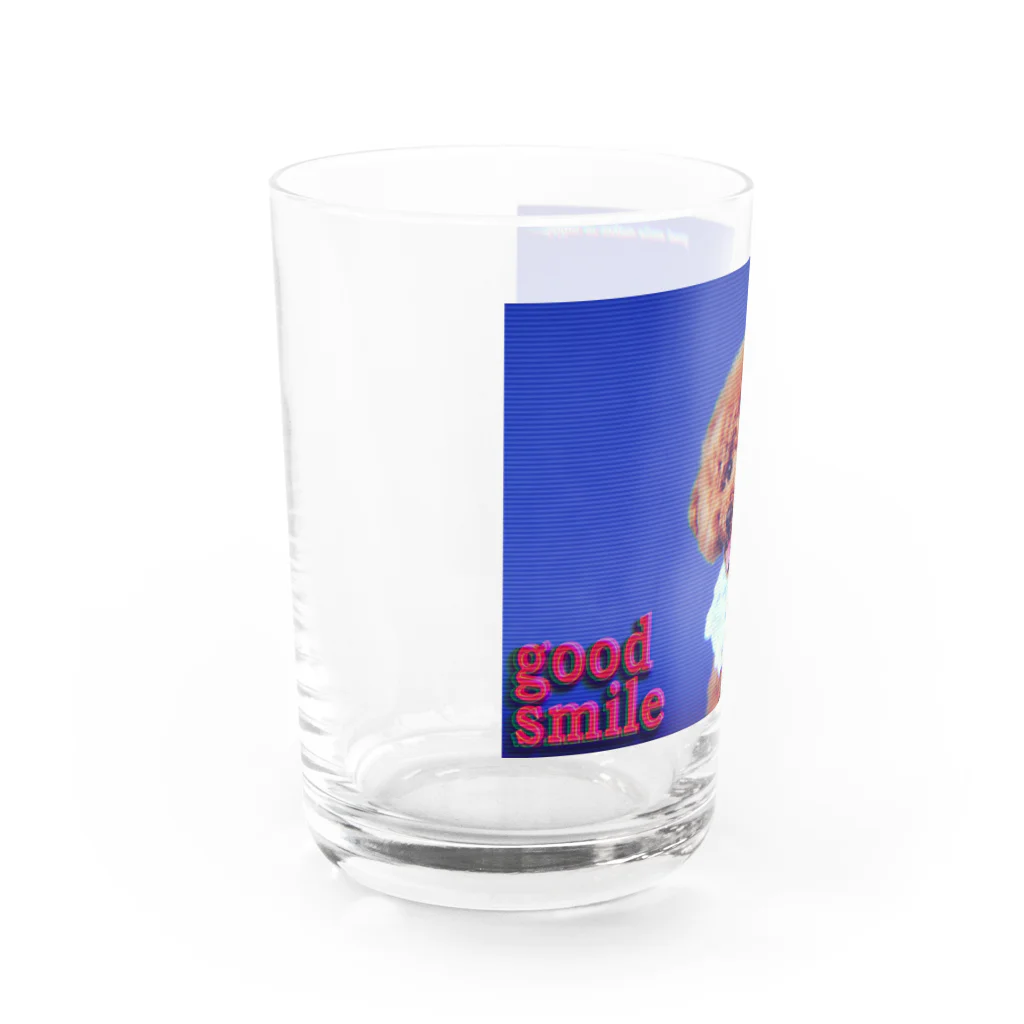 temple islandの70s USA ver Good smile dog Water Glass :left