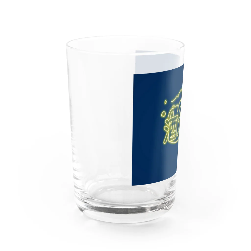 Suzudonの酒カスネオン Water Glass :left