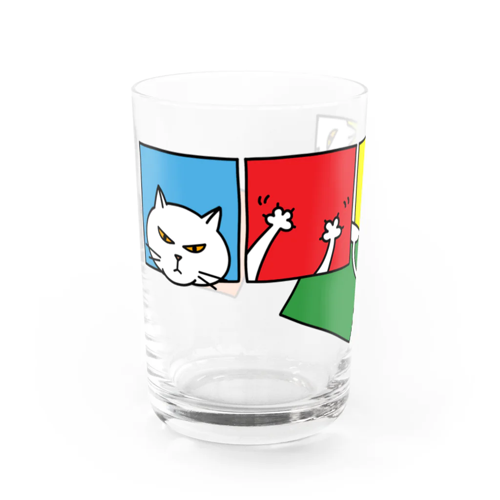 mkumakumaのひとり遊びにゃんこ２ Water Glass :left