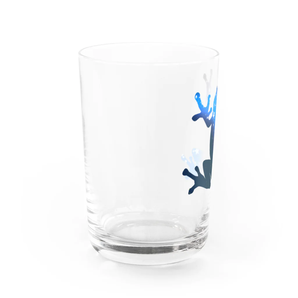 chicodeza by suzuriのスタダーストフロッグ Water Glass :left