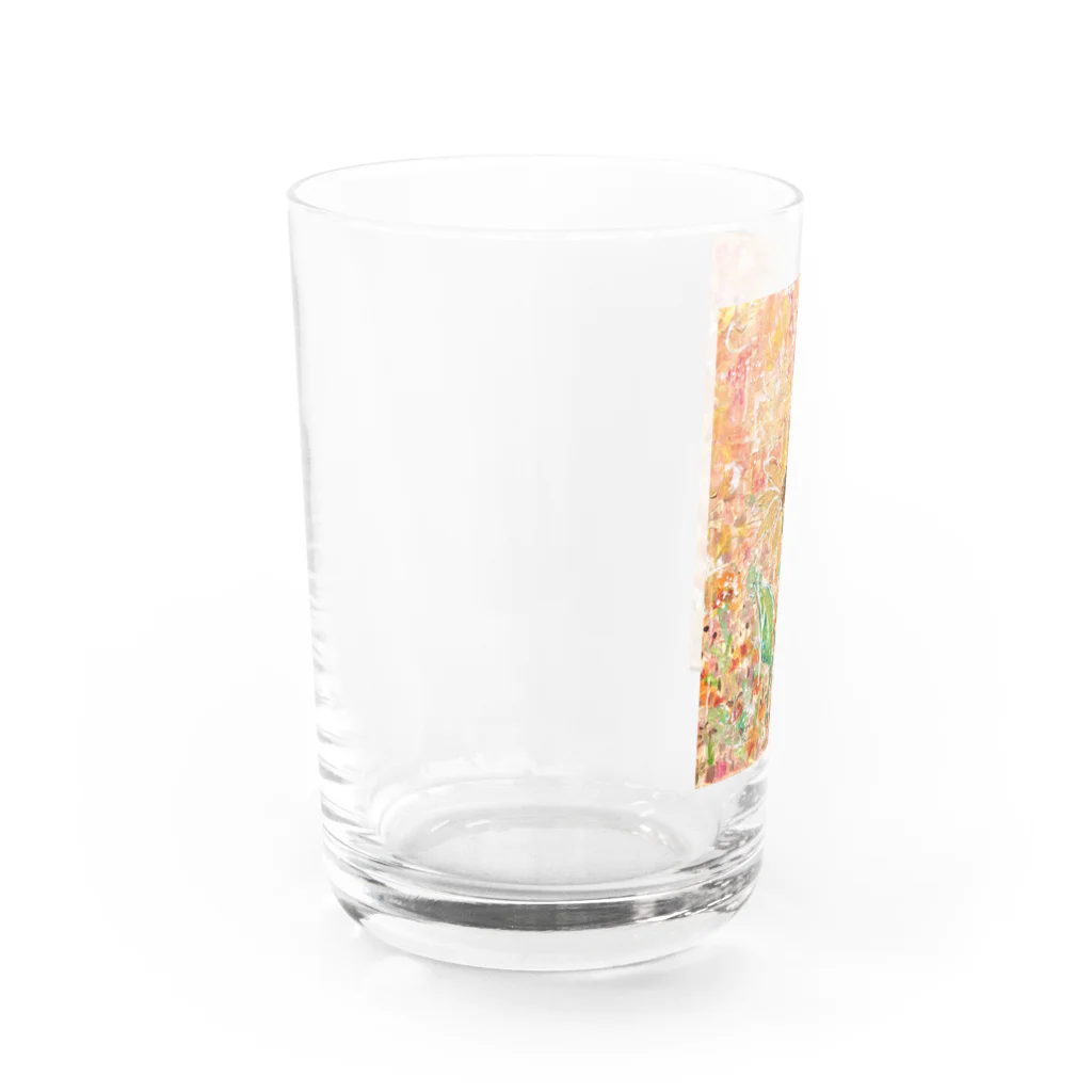 Lovearth🌍🌷の真夏のひまわり Water Glass :left