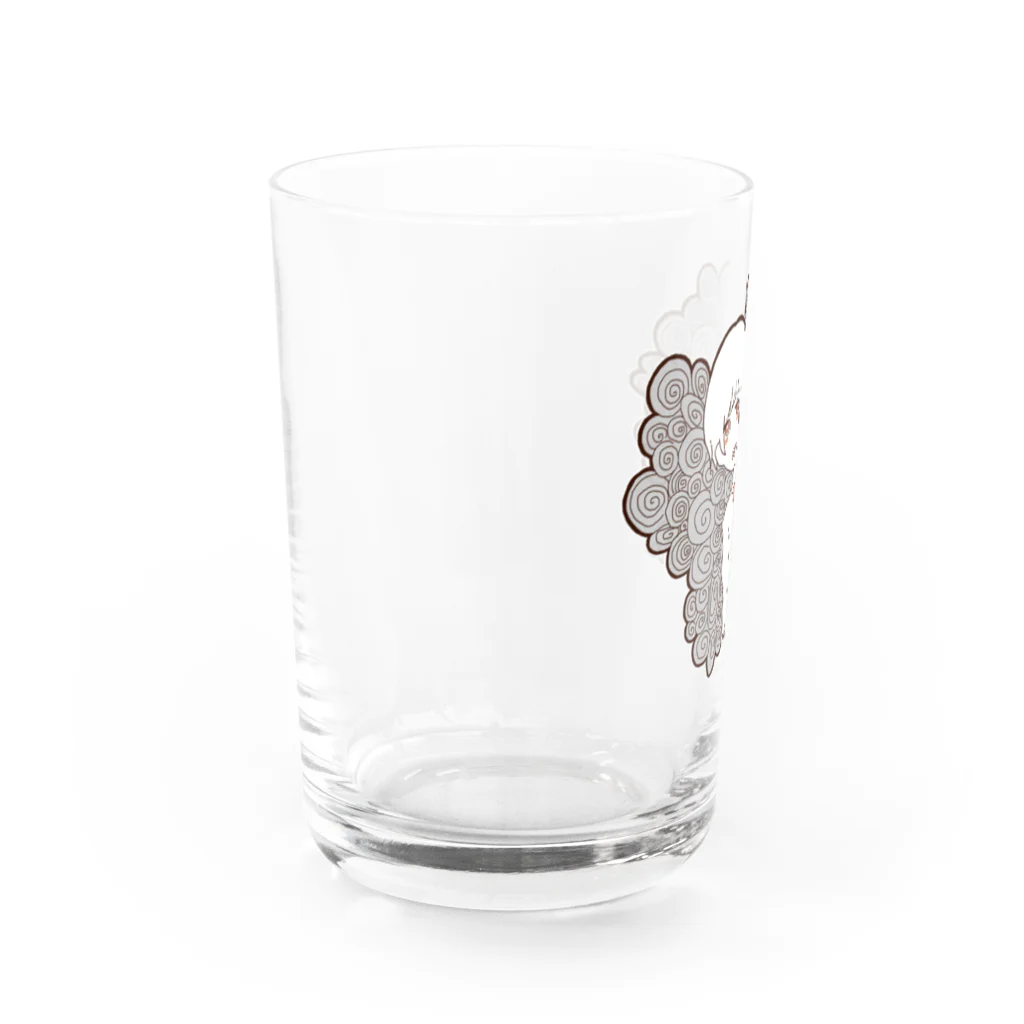 うえき るぬ.さん の しょっぷのぐるぐる Water Glass :left
