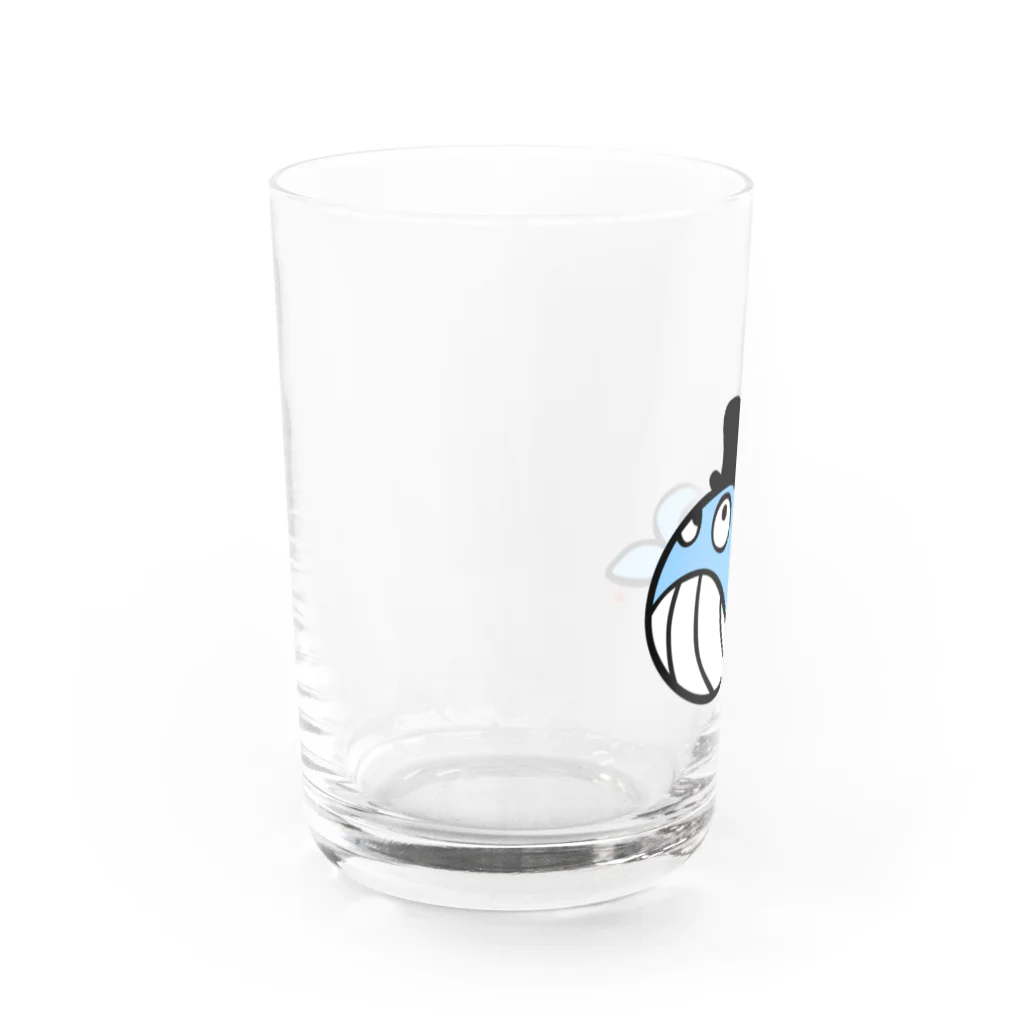 ittekiのくじらちゃん（カラー） Water Glass :left