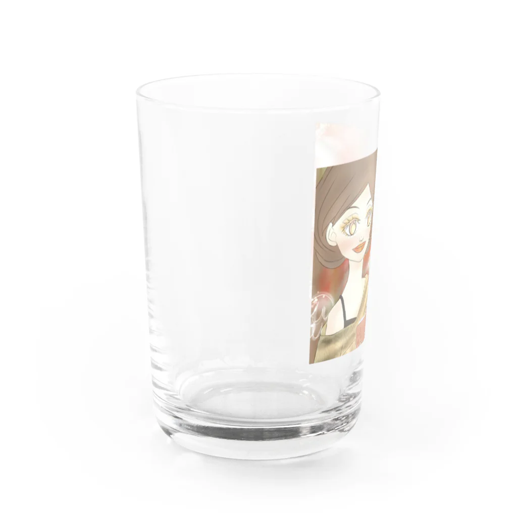 ラッキーチャームのコーヒーの妖精 Water Glass :left