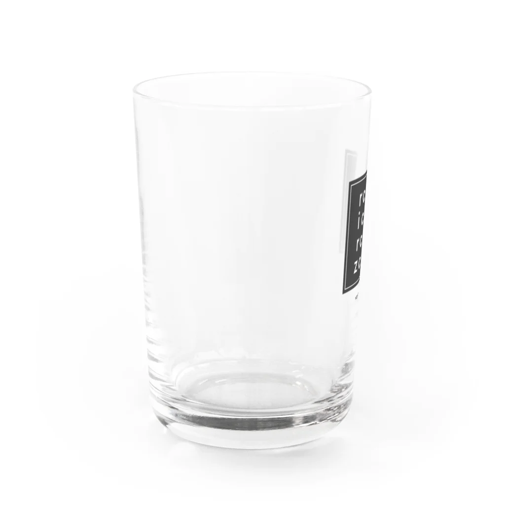 のっぴきならない。のrakuichirakuza [simple] グラス左面
