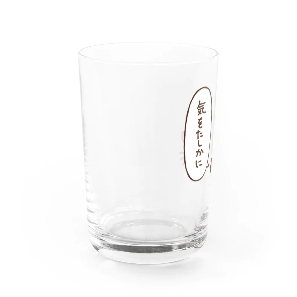 しらほし屋の気を確かに持つように呼びかけるカニ Water Glass :left