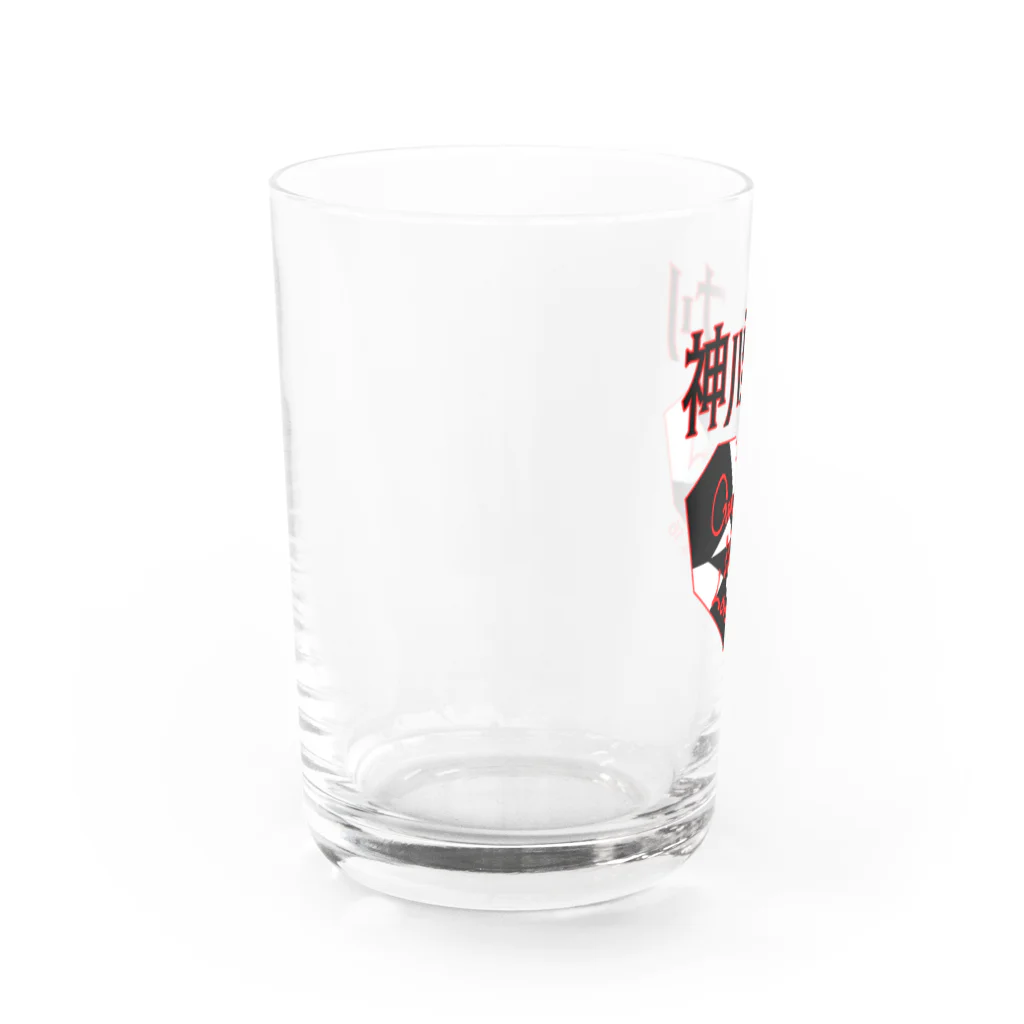 みことばデザイン　ヒカリノコの神は愛なり Water Glass :left