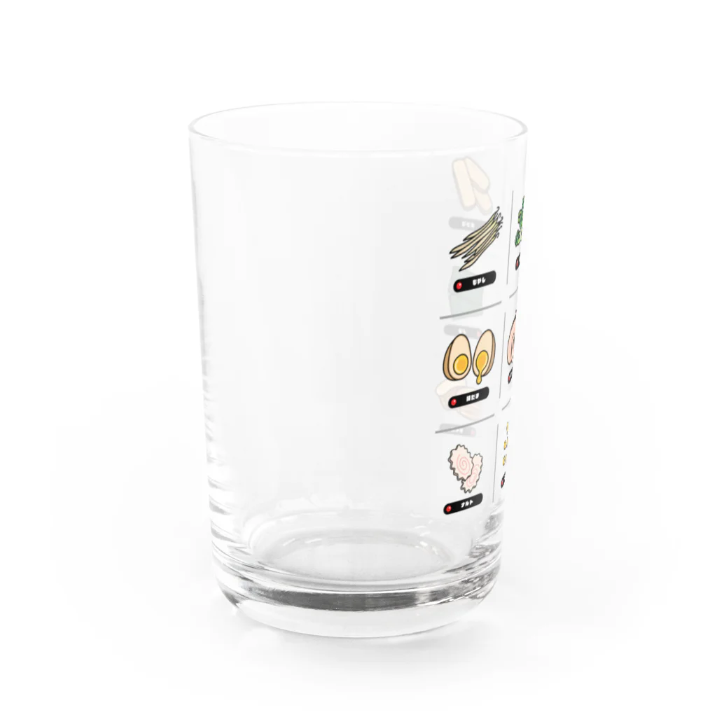 高堂玲/イラストの方のラーメントッピング Water Glass :left