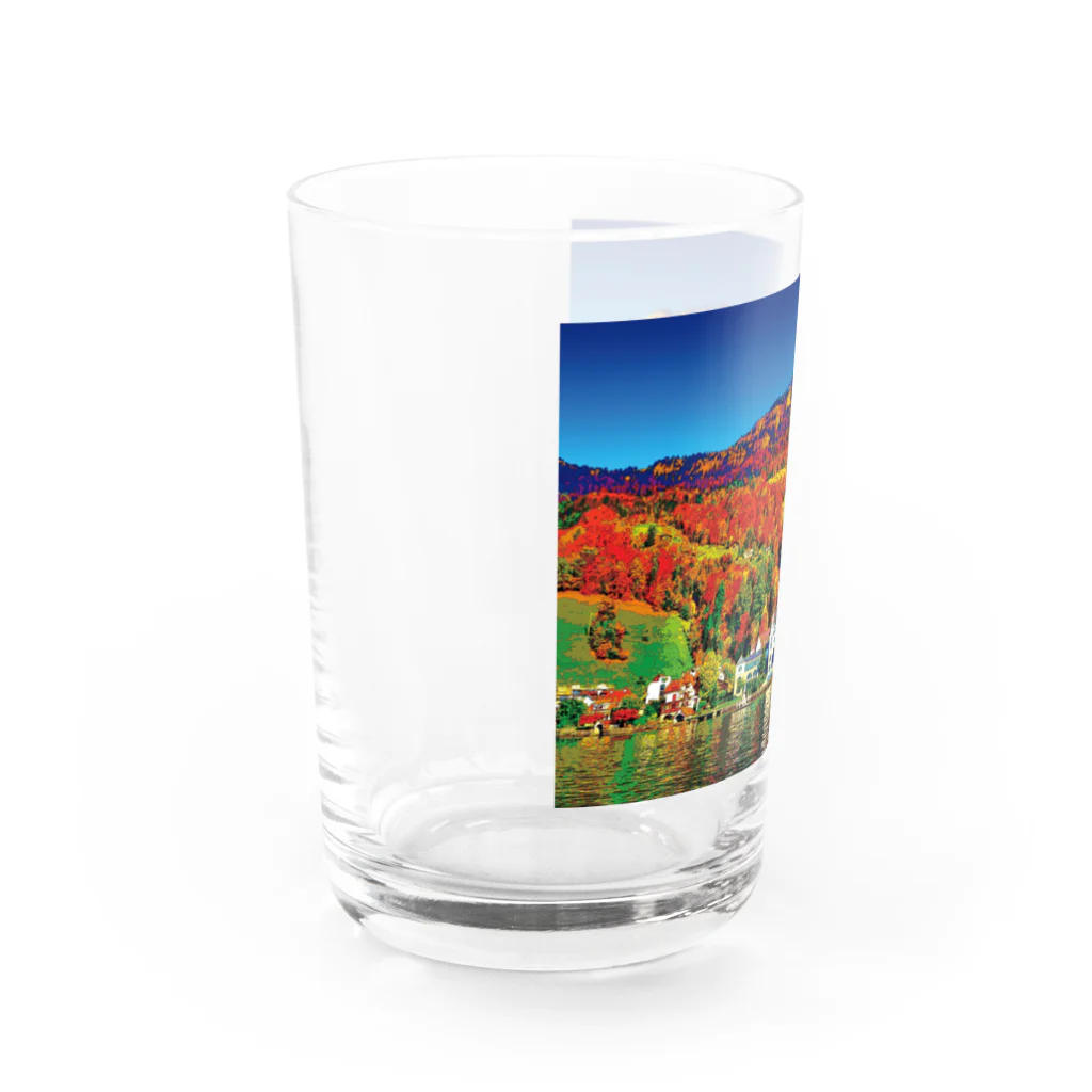 GALLERY misutawoのスイス 秋のヴィッツナウ Water Glass :left