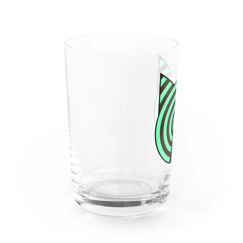 ベンジャミン8のチョコミントの電波 Water Glass :left