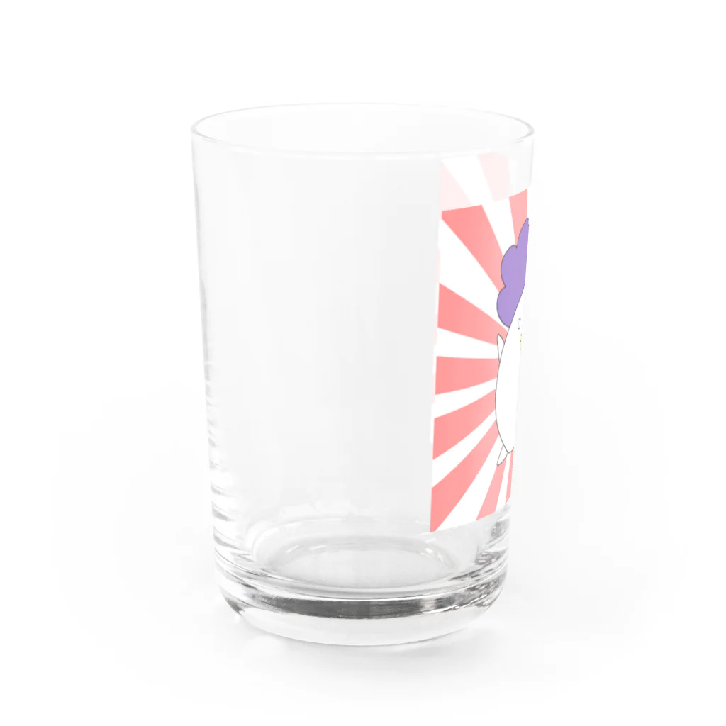 ぱれっとのあふろこけしグラス Water Glass :left