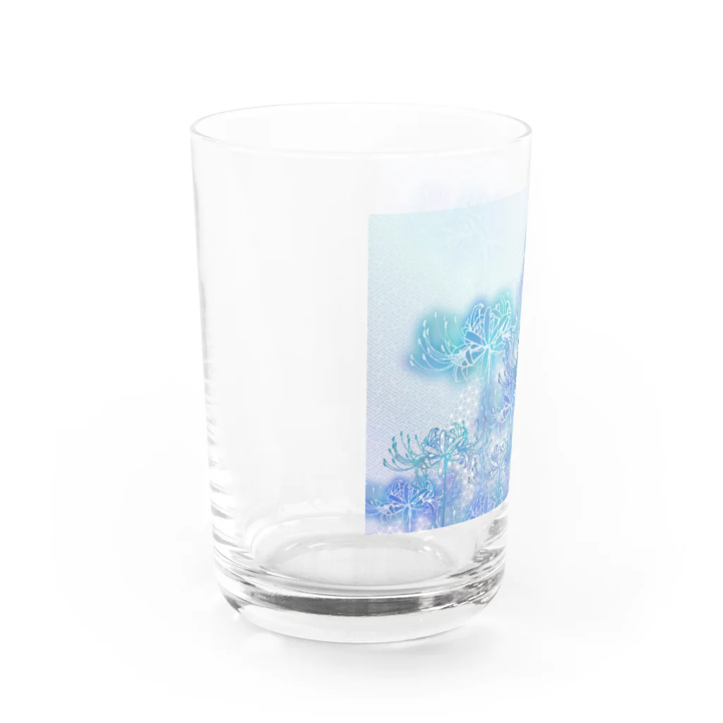 綾錦工房 りこりすの曼珠沙華 - 朧 【月光】群 Water Glass :left