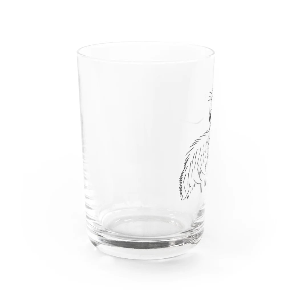 3iPad 1HUAWEIのボルゾイ（★背景なし） グラス左面