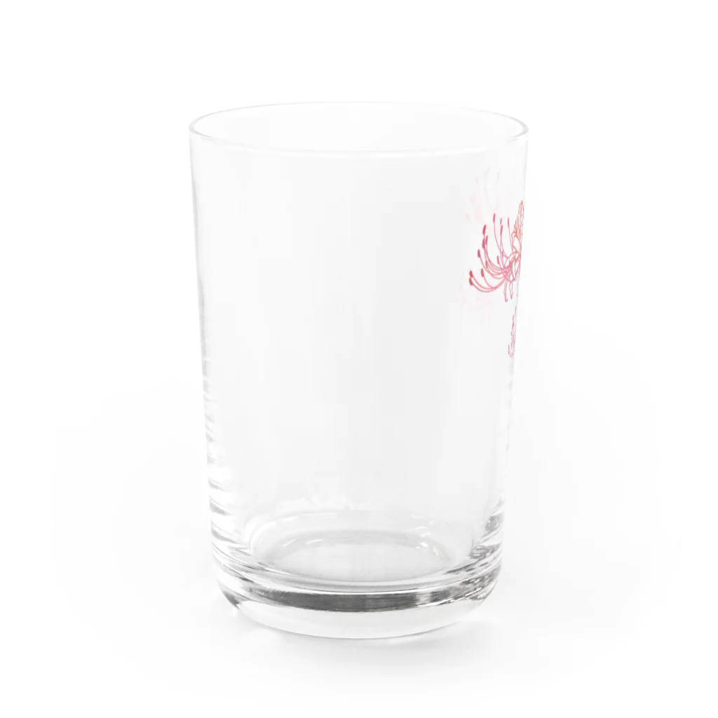 綾錦工房 りこりすの曼珠沙華 【黄昏】 Water Glass :left