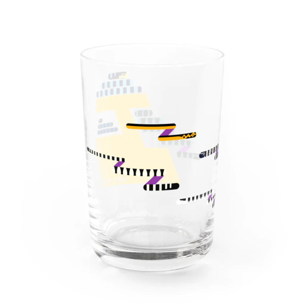 8m【アトリエvesii】の7種のウミヘビ Water Glass :left