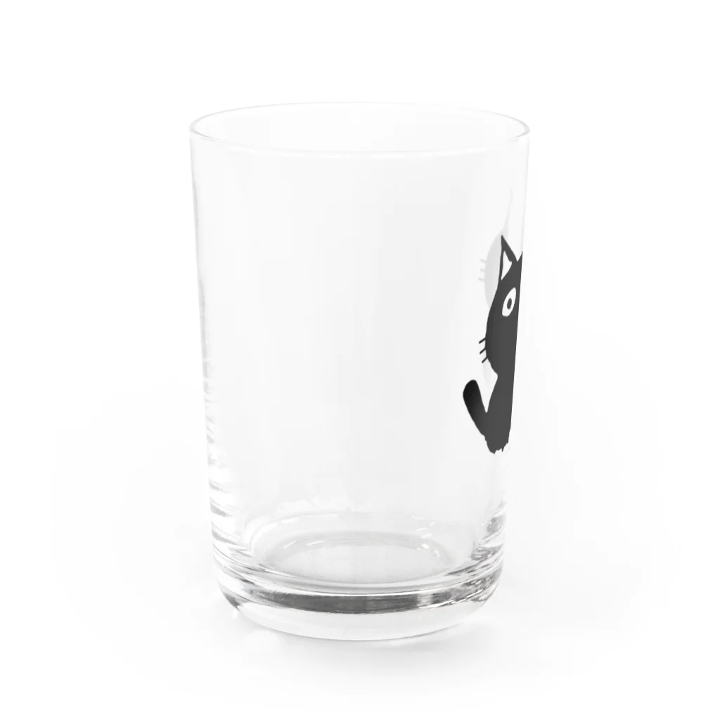 MIe-styleのくろにゃん Water Glass :left