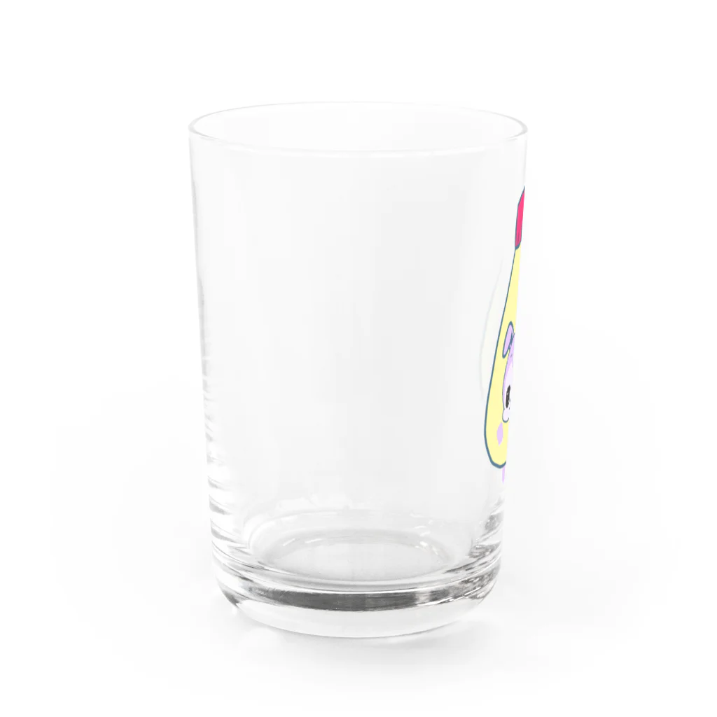 定時退社のマヨうさ Water Glass :left