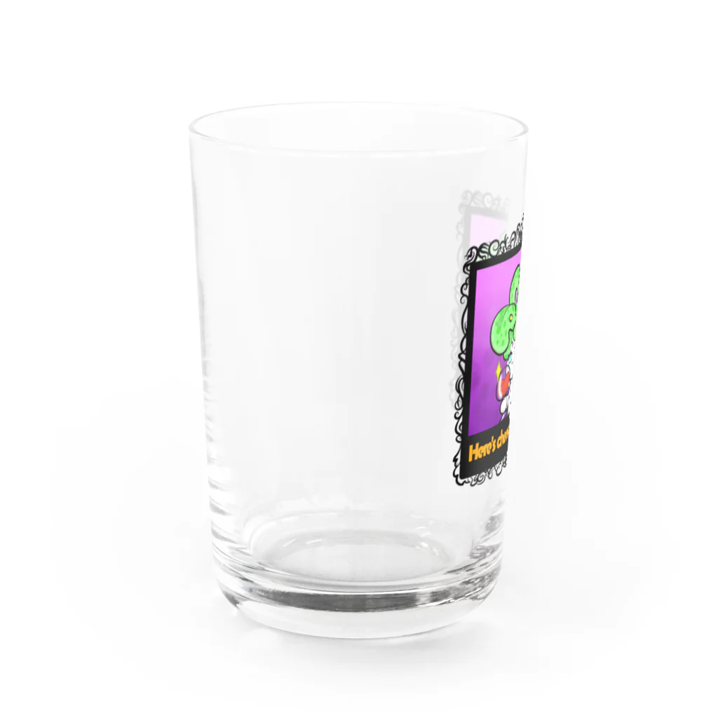 雪丸ろんどのゴルゴンなドクローソク君 Water Glass :left