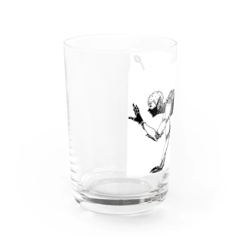 泉の豹型諜報部員 Water Glass :left