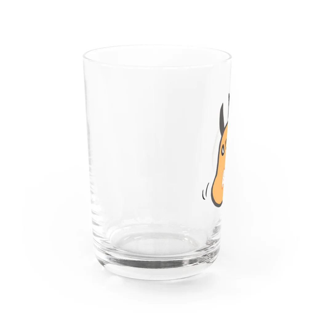 瑞兆の倫魁不羈　おにひゅうがの勝成様　文字なし Water Glass :left